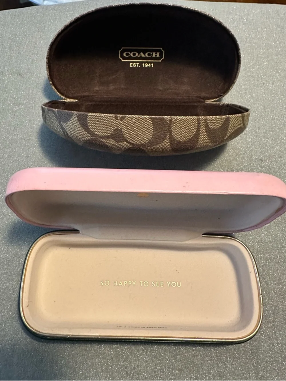 kate spade + Coach Lot of 2 Sunglasses / Eyewear cases